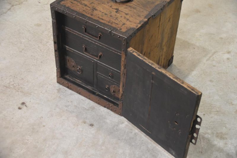 Japanese Edo Period Funa Dansu Ship's Chest Width:360mm - Image 9