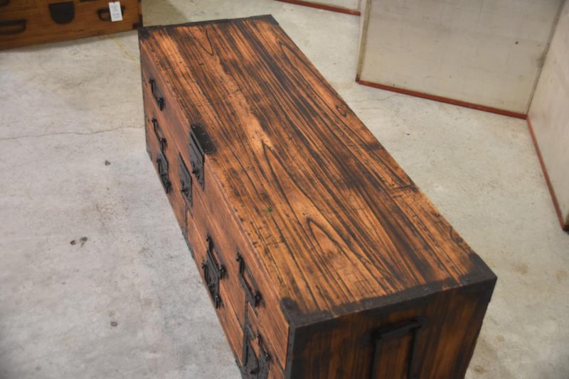 Japanese Antique Sword Chest Katana Dansu Width:1170mm - Image 6