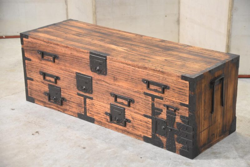 Japanese Antique Sword Chest Katana Dansu Width:1170mm - Image 5