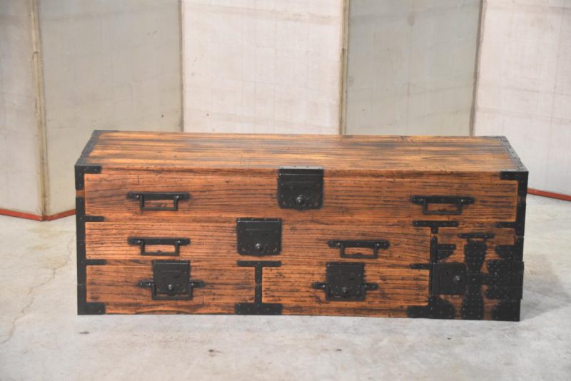 Japanese Antique Sword Chest Katana Dansu Width:1170mm - Image 4