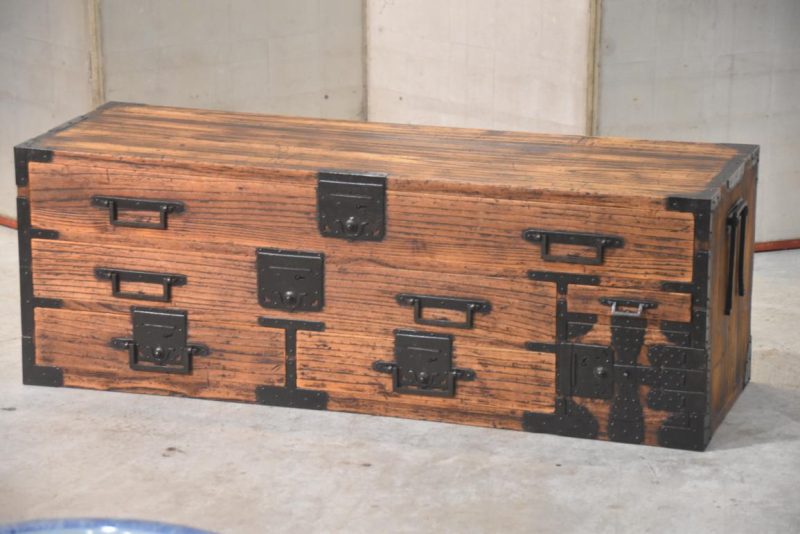 Japanese Antique Sword Chest Katana Dansu Width:1170mm - Image 3