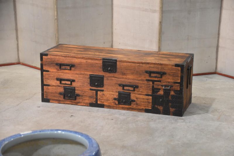 Japanese Antique Sword Chest Katana Dansu Width:1170mm