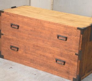 Japanese Antique Low Chest Width:1060mm