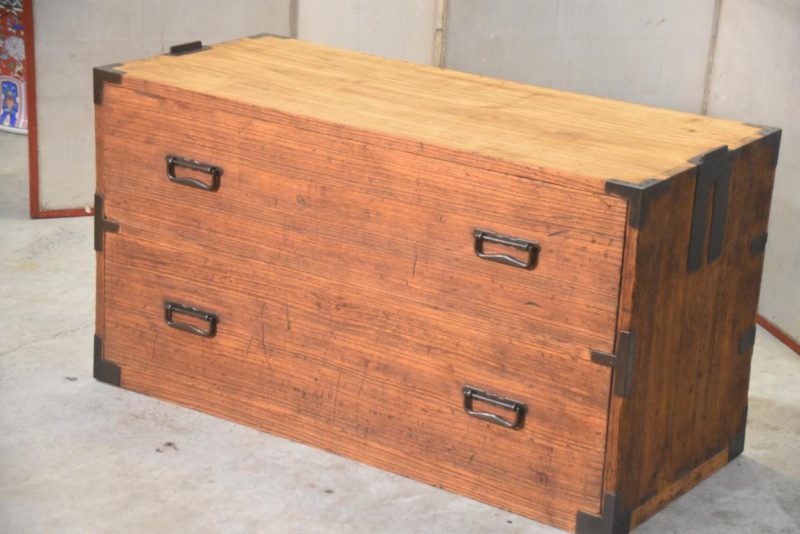 Japanese Antique Low Chest Width:1060mm