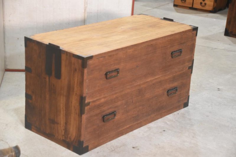 Japanese Antique Low Chest Width:1060mm - Image 7