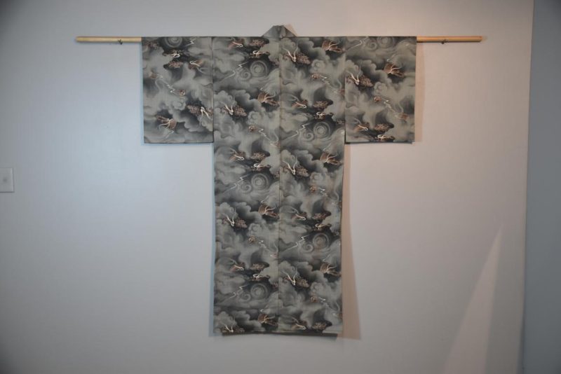 Dragons and Clouds Man's Kimono