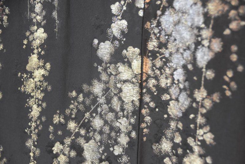 Lacquered Thread Vintage Silk Haori Jacket - Image 2