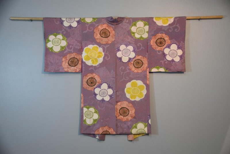 Cherry Blossom Vintage Silk Haori Jacket