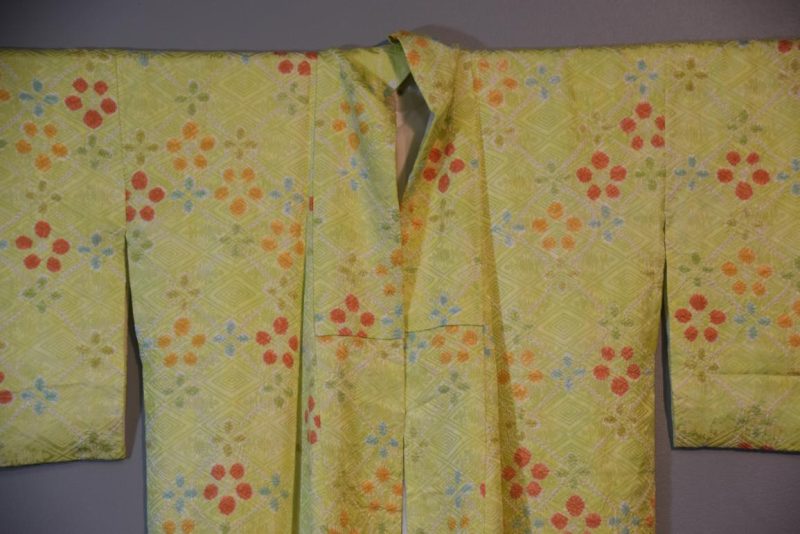 Japanese Silk Vintage Kimono Shibori Detail - Image 4