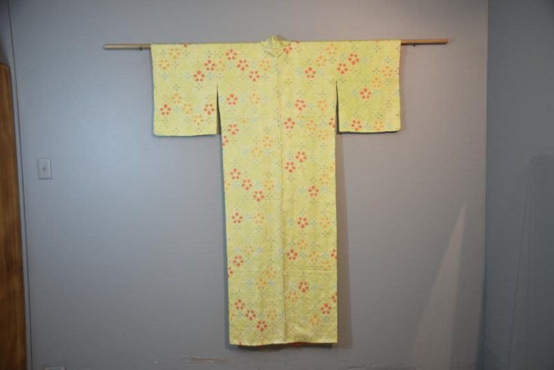 Japanese Silk Vintage Kimono Shibori Detail