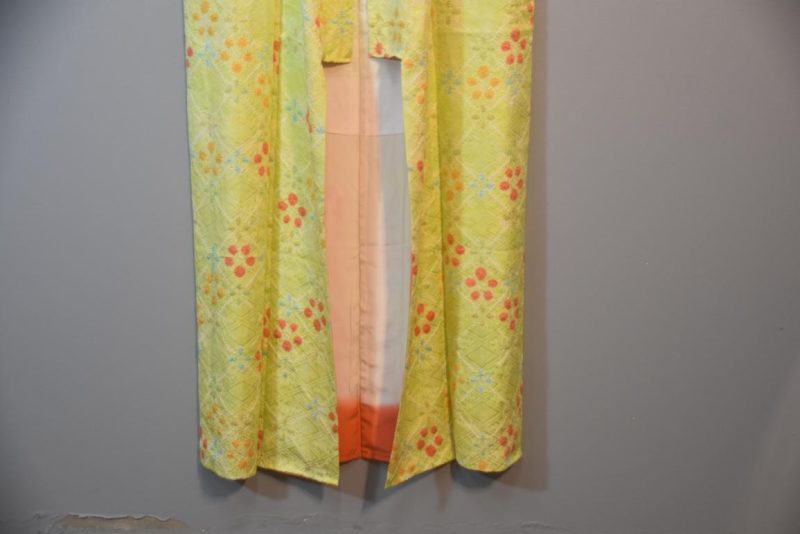 Japanese Silk Vintage Kimono Shibori Detail - Image 6