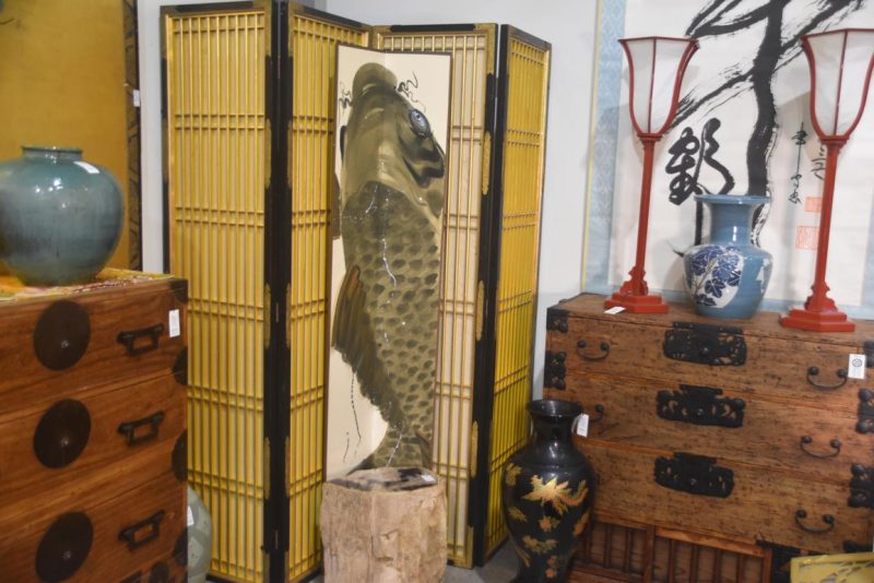 2 Panel Japanese Koi Screen Width:460mm - Image 8