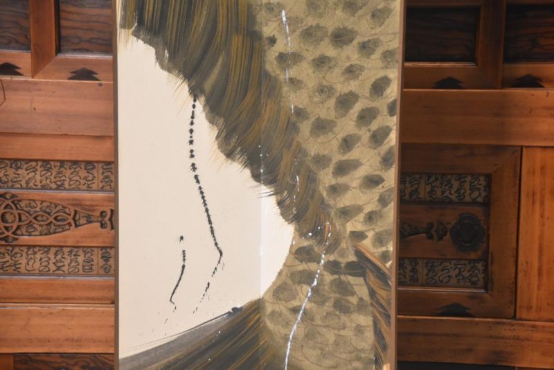 2 Panel Japanese Koi Screen Width:460mm - Image 4