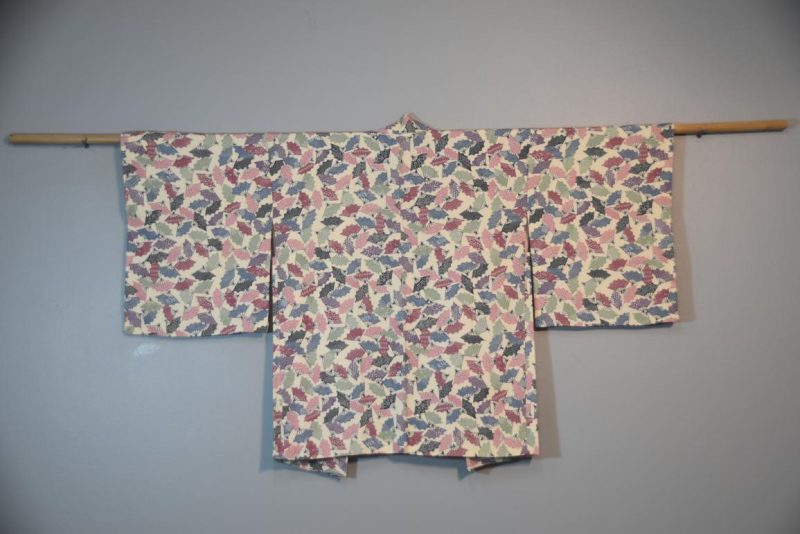 Little Fans Vintage Silk Haori Jacket - Image 4