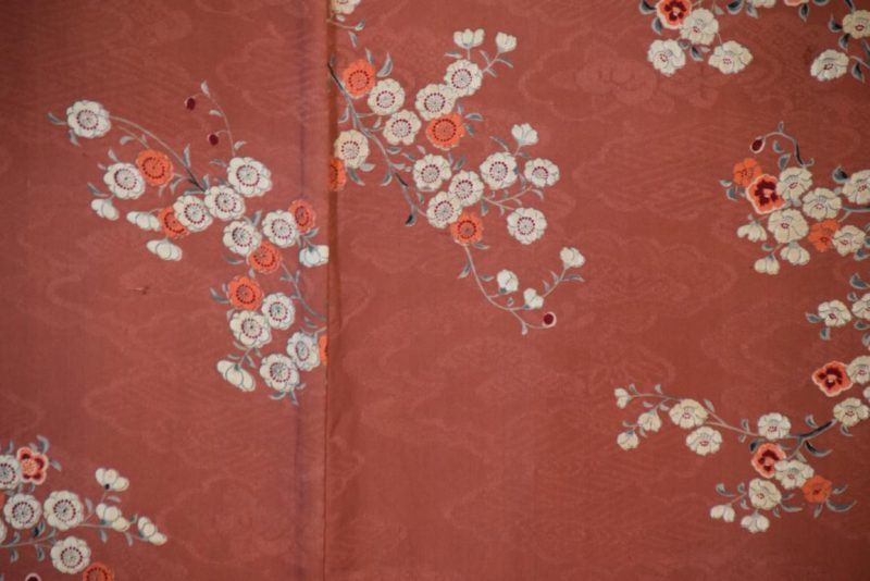 Cherry Blossom Vintage Silk Haori Jacket - Image 2