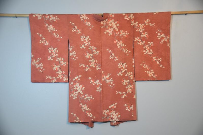 Cherry Blossom Vintage Silk Haori Jacket