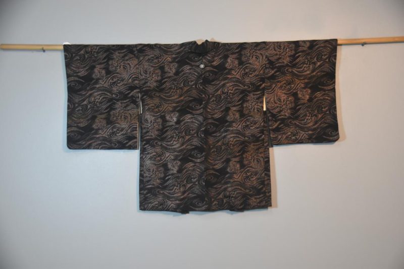 Metallic Thread Vintage Silk Haori Jacket