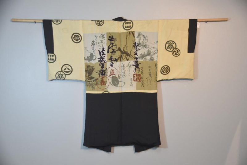 Vintage Japanese Silk Mans Haori (Kimono Jacket) - Image 6