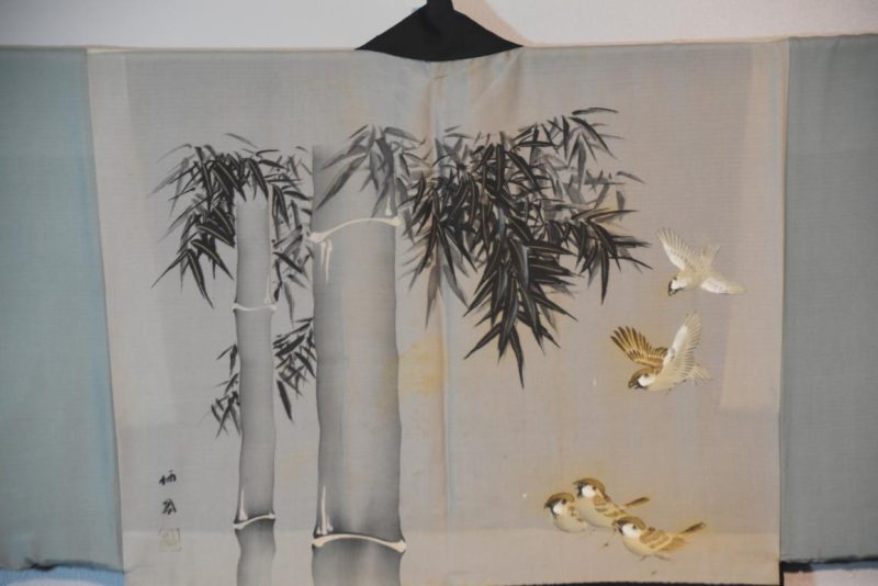 Vintage Japanese Silk Mans Haori (Kimono Jacket) - Image 7