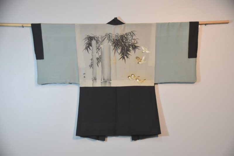 Vintage Japanese Silk Mans Haori (Kimono Jacket) - Image 5