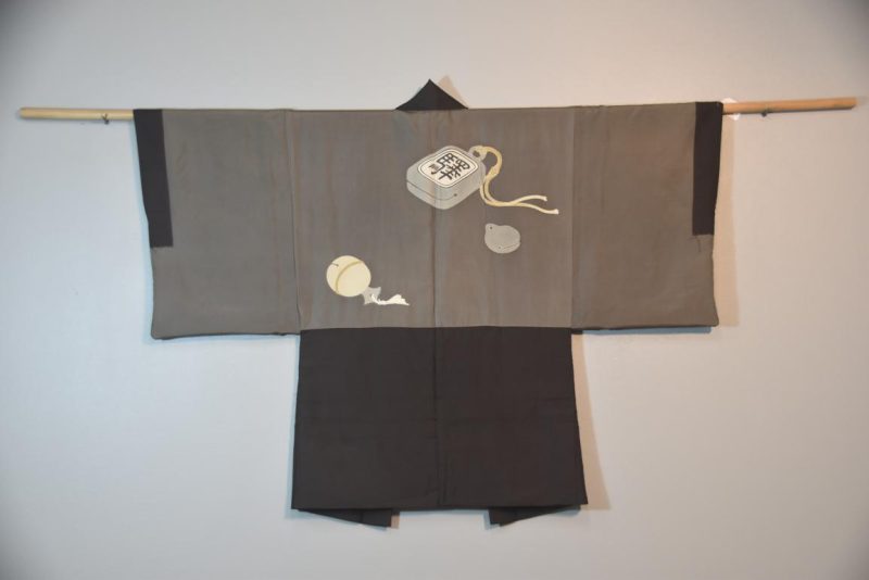 Vintage Japanese Silk Mans Haori (Kimono Jacket) - Image 5