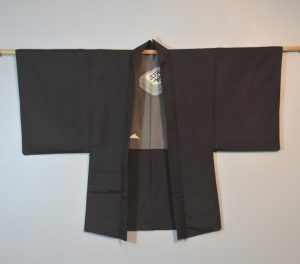 Vintage Japanese Silk Mans Haori (Kimono Jacket)