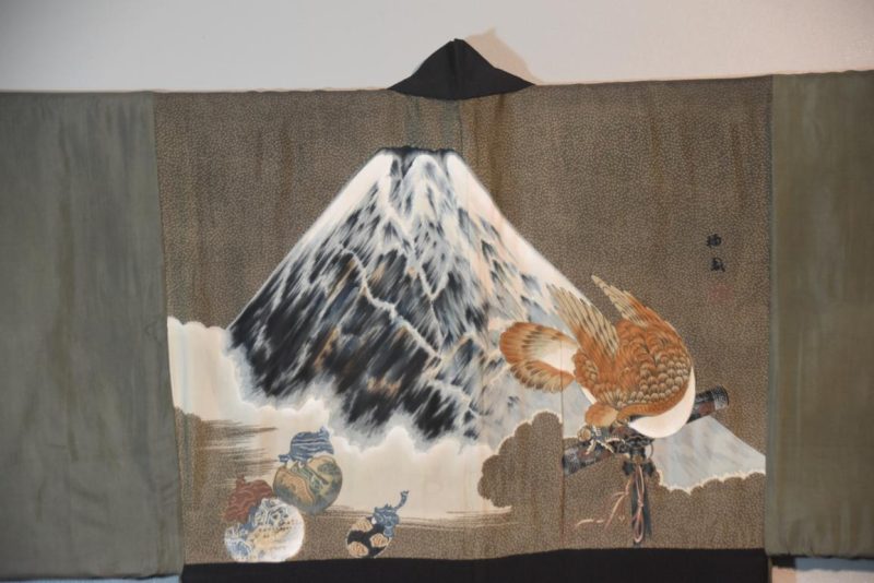 Vintage Japanese Silk Mans Haori (Kimono Jacket) - Image 2
