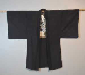 Vintage Japanese Silk Mans Haori (Kimono Jacket)