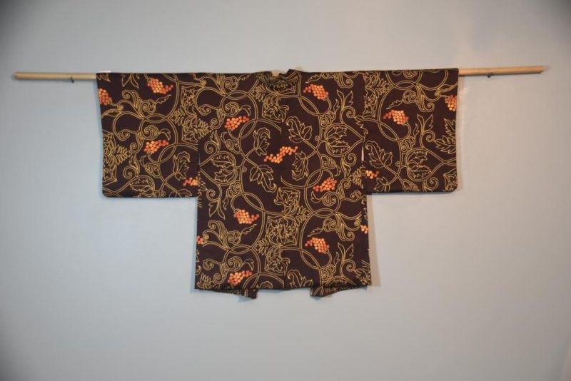 Vine and Berry Vintage Silk Haori Jacket