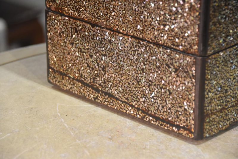 Antique Japanese Lacquer Jubako Stacking Box Height:310mm - Image 4