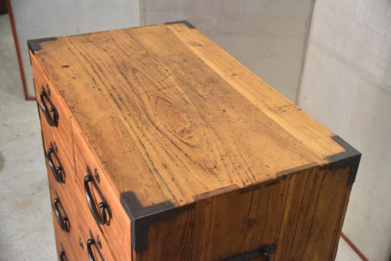 Hikidashi Antique Chest of Drawers Width:660mm - Image 7