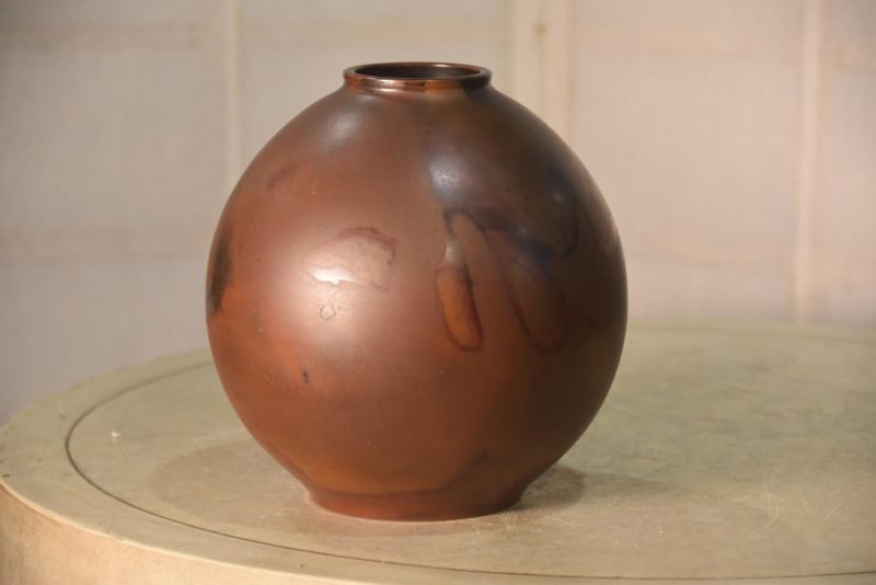 Vintage Murashido Bronze Vase Width:190mm - Image 3