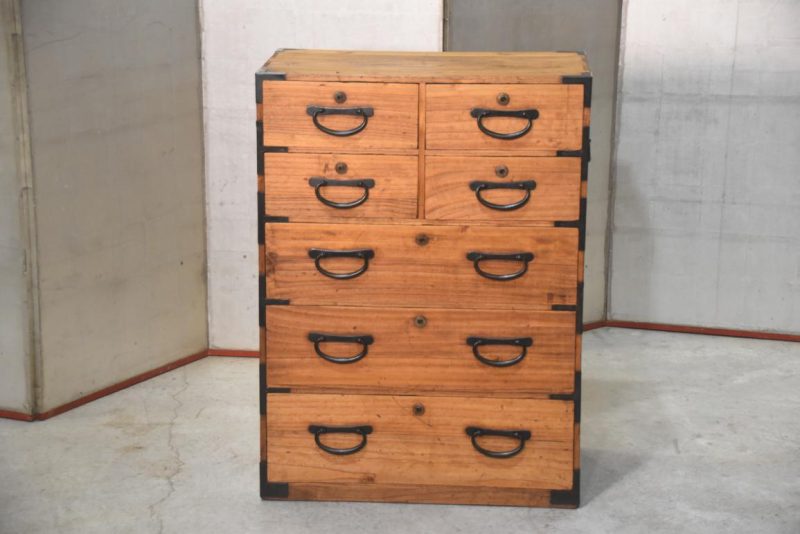 Hikidashi Antique Chest of Drawers Width:660mm - Image 6