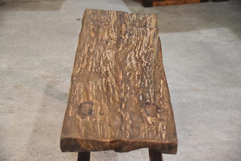 Rustic Wooden Bench Width:1150mm - Image 6