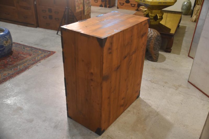 Meiji Period Tokyo Region Merchant Chest Width:750mm - Image 8