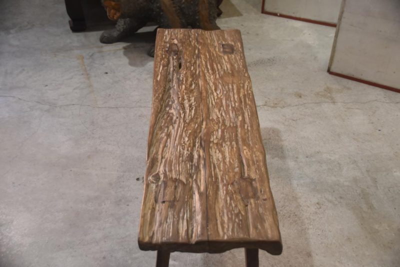 Rustic Wooden Bench Width:1150mm - Image 3