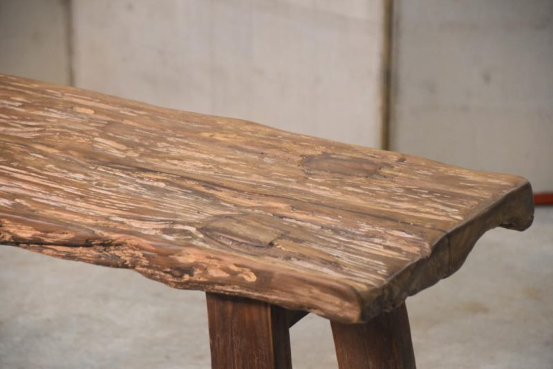 Rustic Wooden Bench Width:1150mm - Image 2