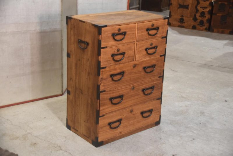 Hikidashi Antique Chest of Drawers Width:660mm - Image 11