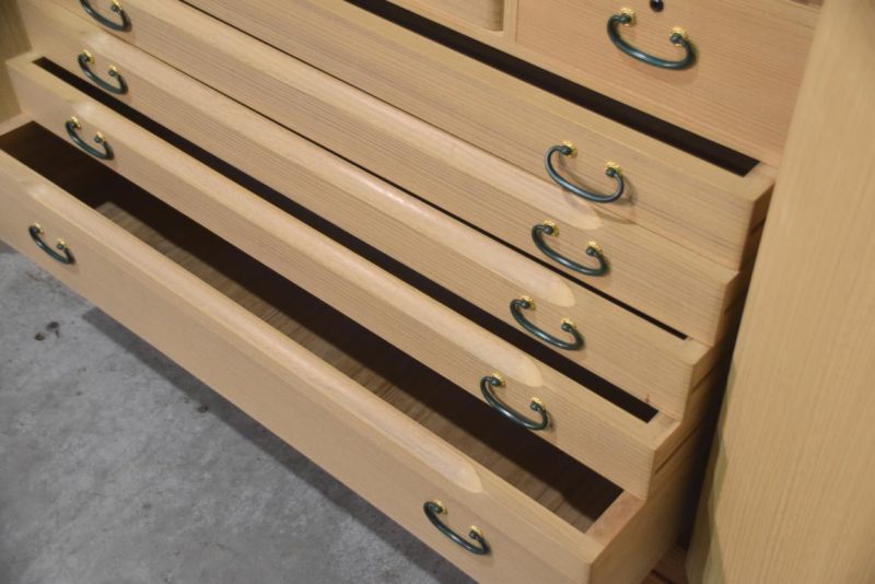 Japanese Vintage Art Storage Chest (Obi Chest)Width:1210mm - Image 9