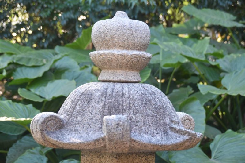Edo Period Granite Garden Lantern Height:1630mm - Image 2