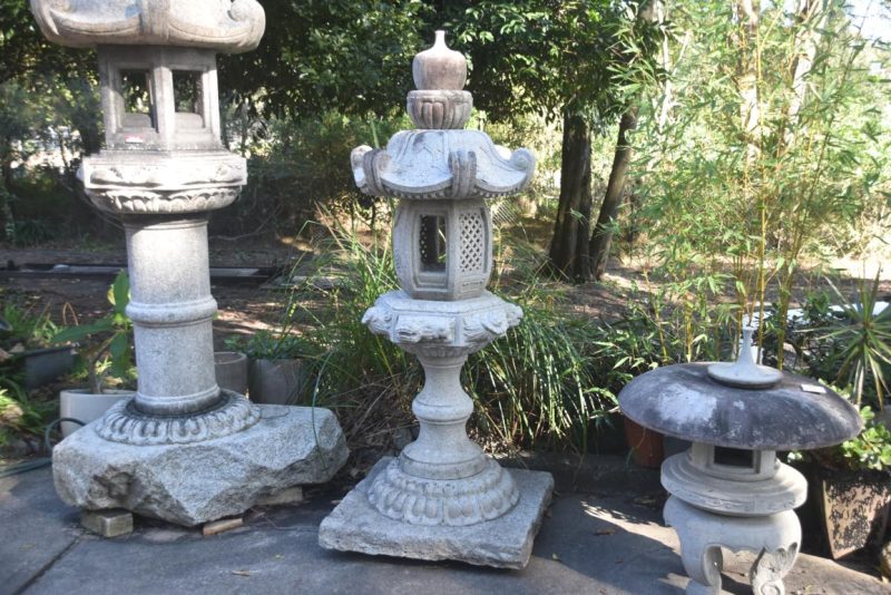 Vintage Granite Garden Lantern Height:2000mm