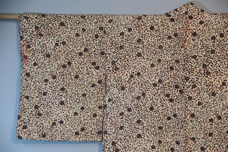 Cherry Blossom Vintage Silk Haori Jacket - Image 8