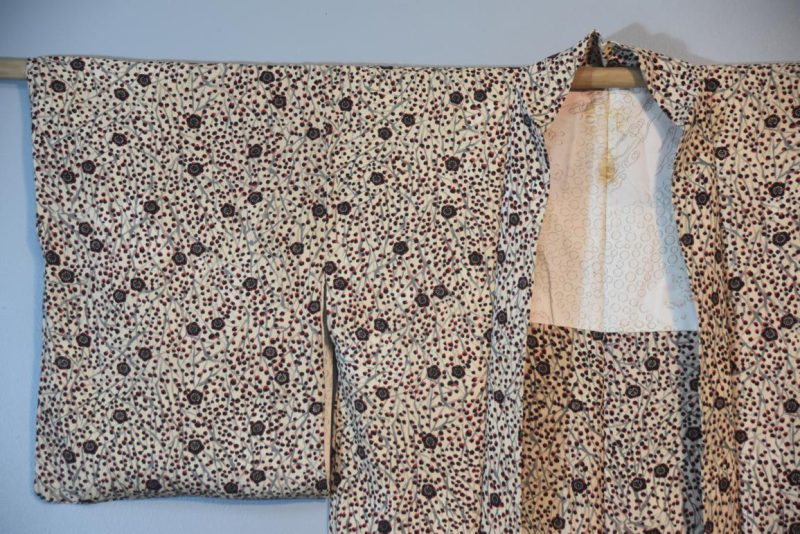 Cherry Blossom Vintage Silk Haori Jacket - Image 5