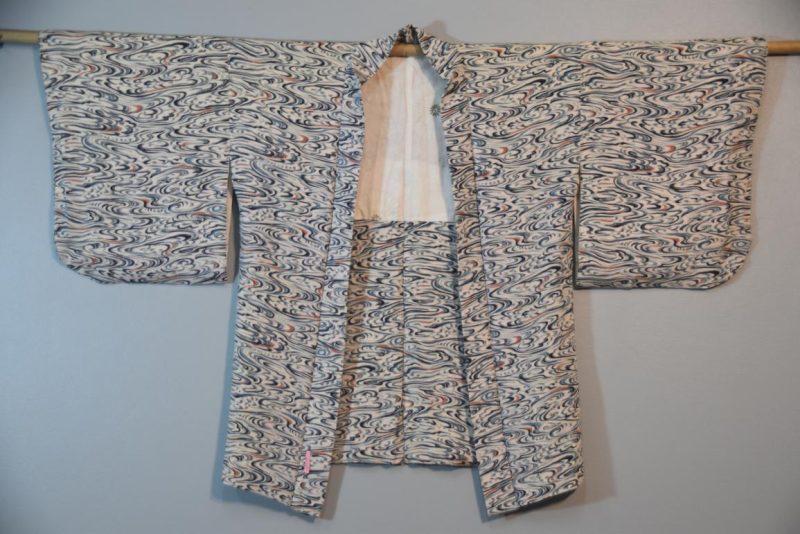 Japanese Vintage Silk Haori Jacket - Image 3