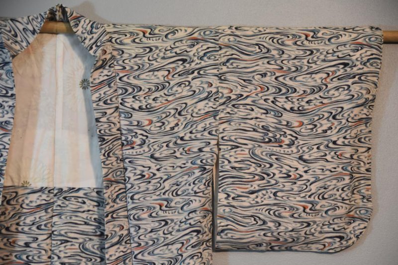 Japanese Vintage Silk Haori Jacket - Image 6