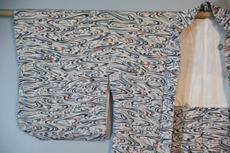 Japanese Vintage Silk Haori Jacket - Image 5