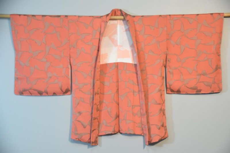 Japanese Vintage Silk Haori Jacket - Image 4