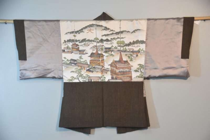 Vintage Japanese Silk Mans Haori (Kimono Jacket) - Image 5
