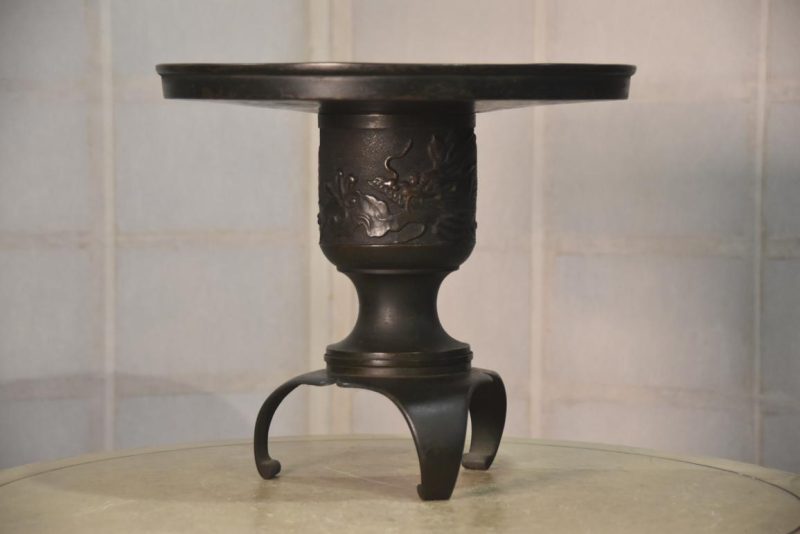 Japanese Bronze Usubata 320mm - Image 7