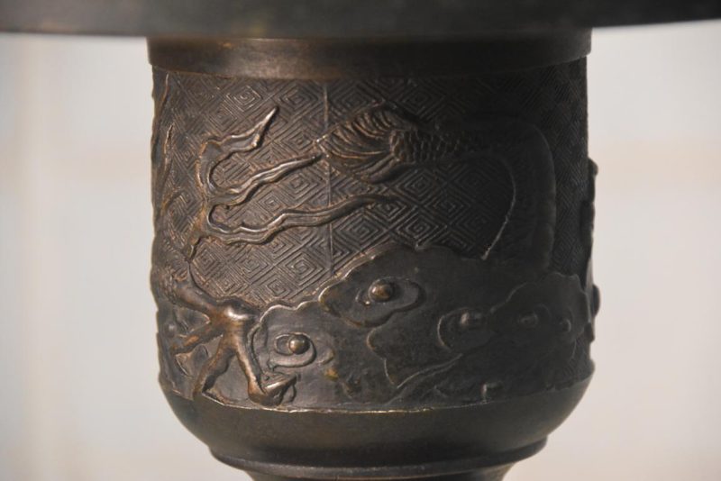 Japanese Bronze Usubata 320mm - Image 4